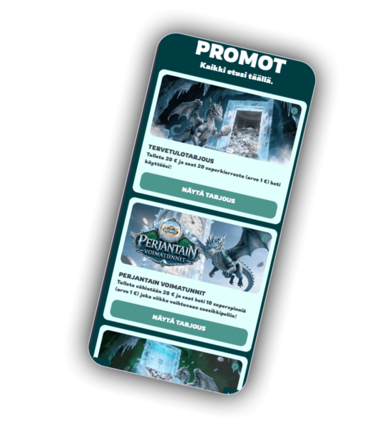Titaani Casinon tarjoukset ja Moon Princess 100