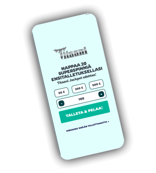 Titaani Casinon rekisterointi ja jackpot
